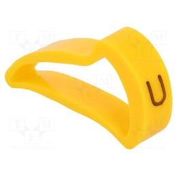 1 pcg x KURANT - MZ-5/U -AS - Markers, Marking: U, 15÷20mm, H: 25mm, A: 16mm, -30÷100°C, leaded