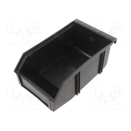 1 pcs x STATICTEC - STP1101 - Cuvette, ESD, L: 160mm, W: 98mm, H: 70mm, black