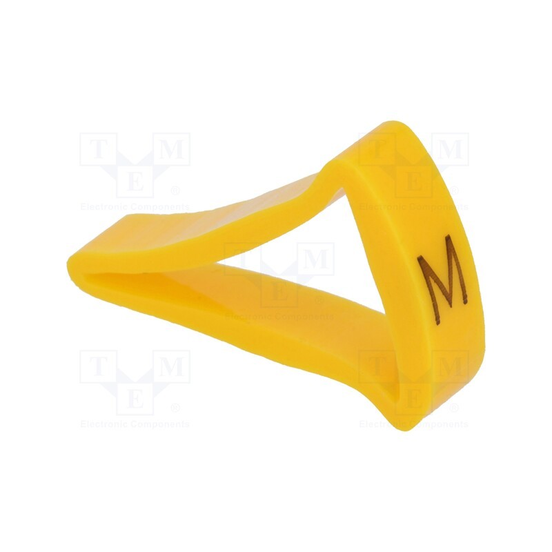 1 pcg x KURANT - MZ-5/M -AS - Markers, Marking: M, 15÷20mm, H: 25mm, A: 16mm, -30÷100°C, leaded