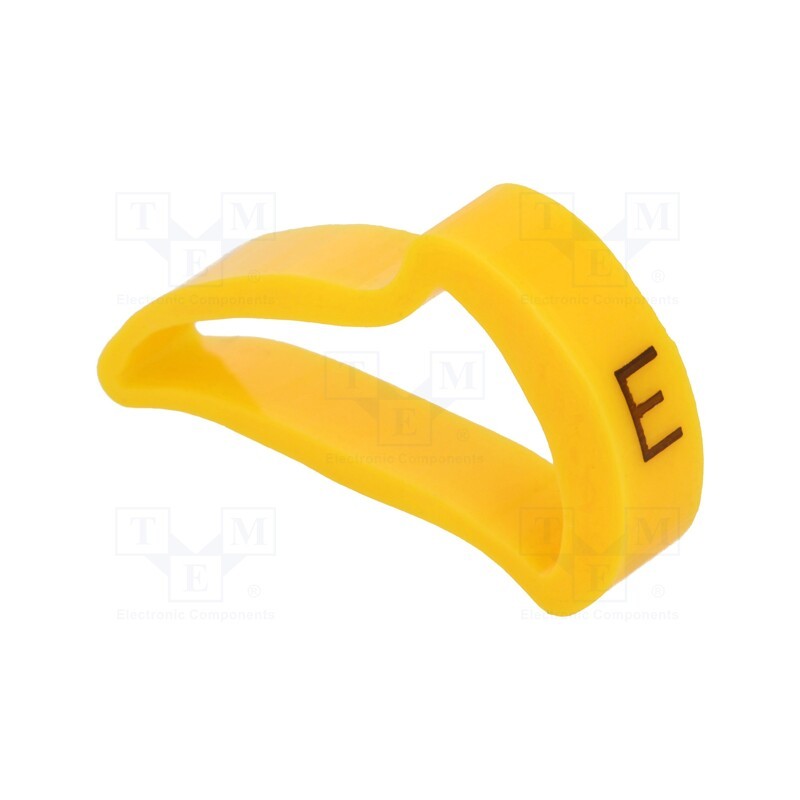 1 pcg x KURANT - MZ-5/E -AS - Markers, Marking: E, 15÷20mm, H: 25mm, A: 16mm, -30÷100°C, leaded