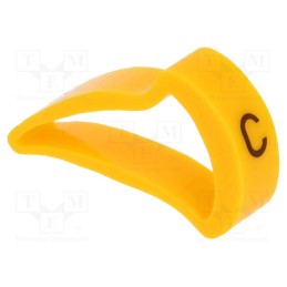 1 pcg x KURANT - MZ-5/C -AS - Markers, Marking: C, 15÷20mm, H: 25mm, A: 16mm, -30÷100°C, leaded