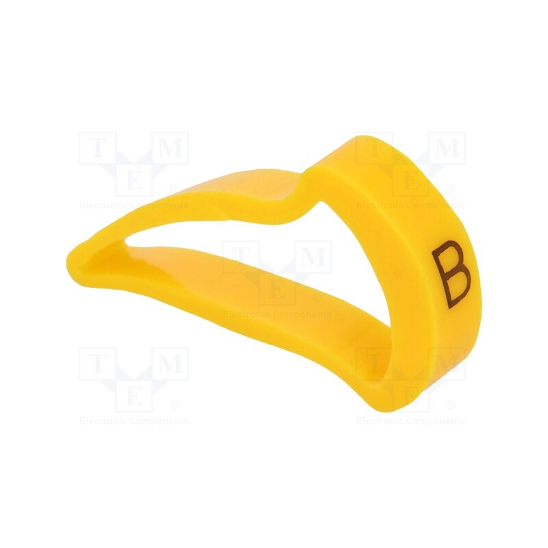 1 pcg x KURANT - MZ-5/B -AS - Markers, Marking: B, 15÷20mm, H: 25mm, A: 16mm, -30÷100°C, leaded