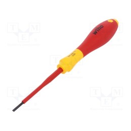 1 pcs x WIHA - 820 - Screwdriver, insulated, slot, 2,5x0,4mm, Blade length: 75mm, 1kVAC