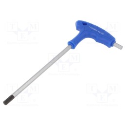 1 pcs x KING TONY - 116506MR - Wrench, hex key, HEX 6mm, Overall len: 215mm, tool steel
