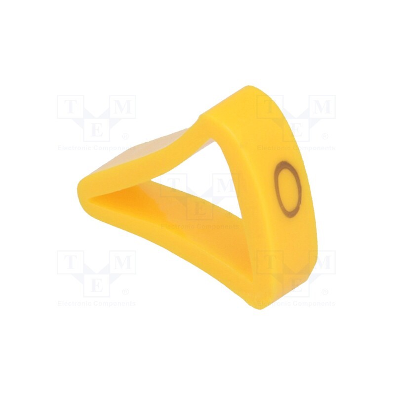 1 pcg x KURANT - MZ-4/O -AS - Markers, Marking: O, 10÷16mm, H: 21mm, A: 15mm, -30÷100°C, leaded