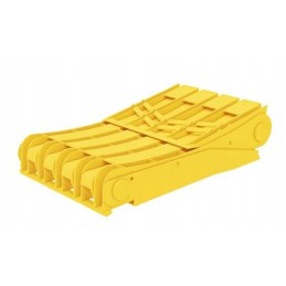 Large wheel chock, foldable with insert 463x198x228