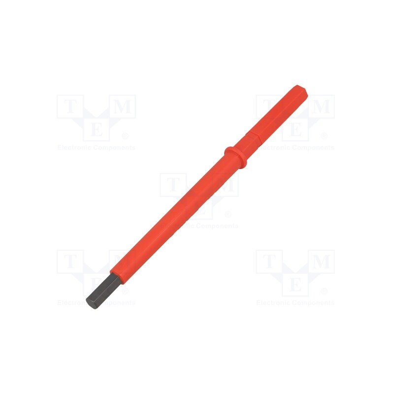 1 pcs x WERA - 5003424001 - Interchangeable blade, hex key, insulated, HEX 6mm, 154mm, 1kVAC