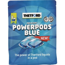 Thetford PowerPods blue chemical toilet capsules
