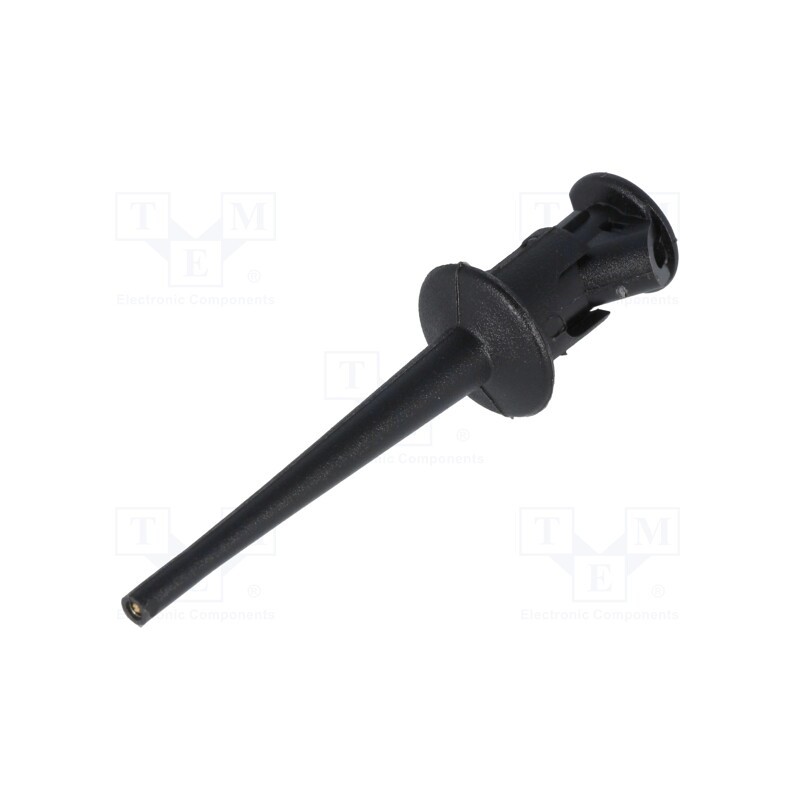 1 pcs x POMONA - 5418-0 - Clip-on probe, pincers type, 5A, 300VDC, black