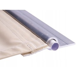 Aluminum awning vestibule strip, 7mm kedra profile