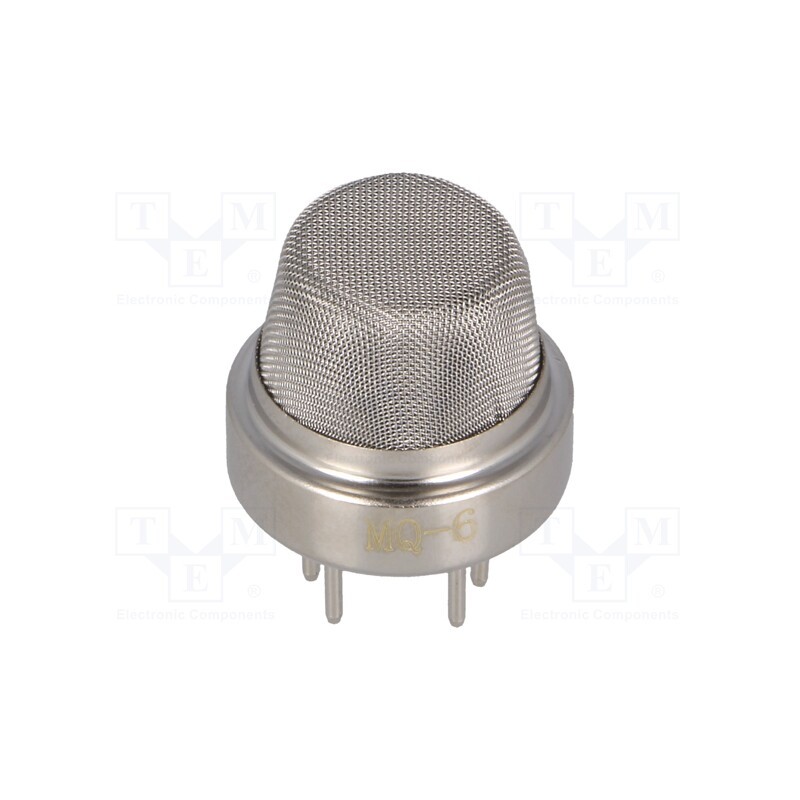 1 pcs x WINSEN - MQ-6 - Sensor: gas, propane-butane (LPG), Range: 300÷10000ppm, MQ-6