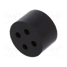 1 pcs x LAPP - 53316420 - Insert for gland, 2mm, M16, IP54, NBR rubber, Holes no: 4