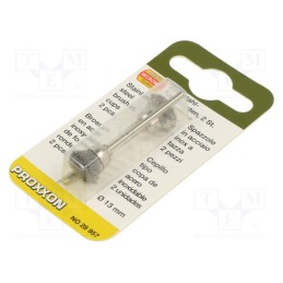 1 pcg x PROXXON - 28957 - Brush, 13mm, Ø: 2.35mm, 2pcs.