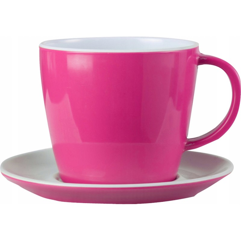 Brunner flame cup and saucer 250ml