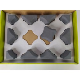 Organizer, glass bottle holder, exhibition stand