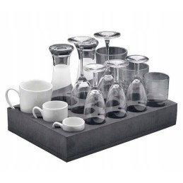 Security glass stand for froli camper