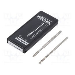 1 pcs x Vu00d6LKEL - 37590 - Tap, high speed steel cobalt HSS-E, M3, 0.5, ISO2/6H, 2pcs.