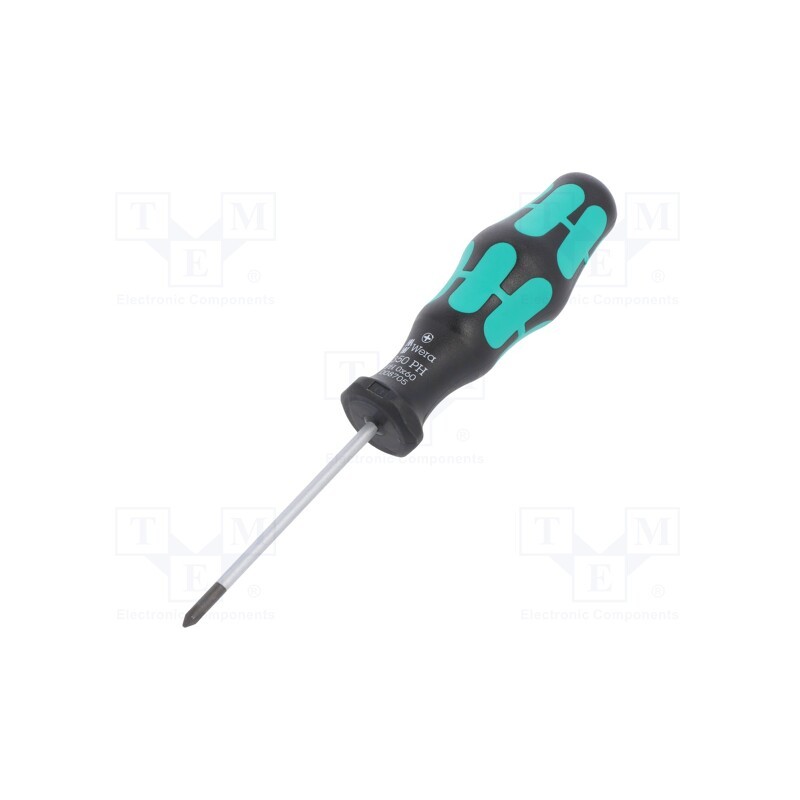 1 pcs x WERA - 5008705001 - Screwdriver, Phillips, PH0, Kraftform Plus-300