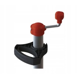 Maneuvering handle for support wheel 48mm, black