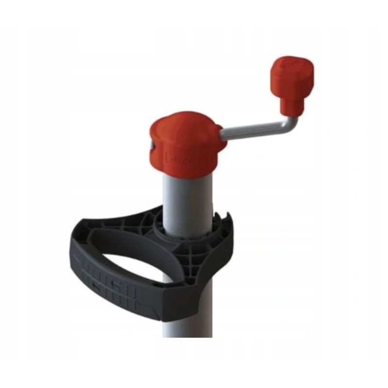 Maneuvering handle for support wheel 48mm, black