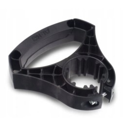 Maneuvering handle for support wheel 48mm, black