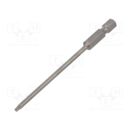 1 pcs x WIHA - 33719 - Screwdriver bit, Torx®, TX08, Overall len: 90mm, PROFESSIONAL