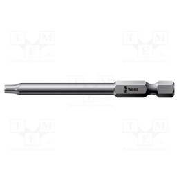 1 pcs x WERA - 5060125001 - Screwdriver bit, Torx®, TX30, Overall len: 70mm