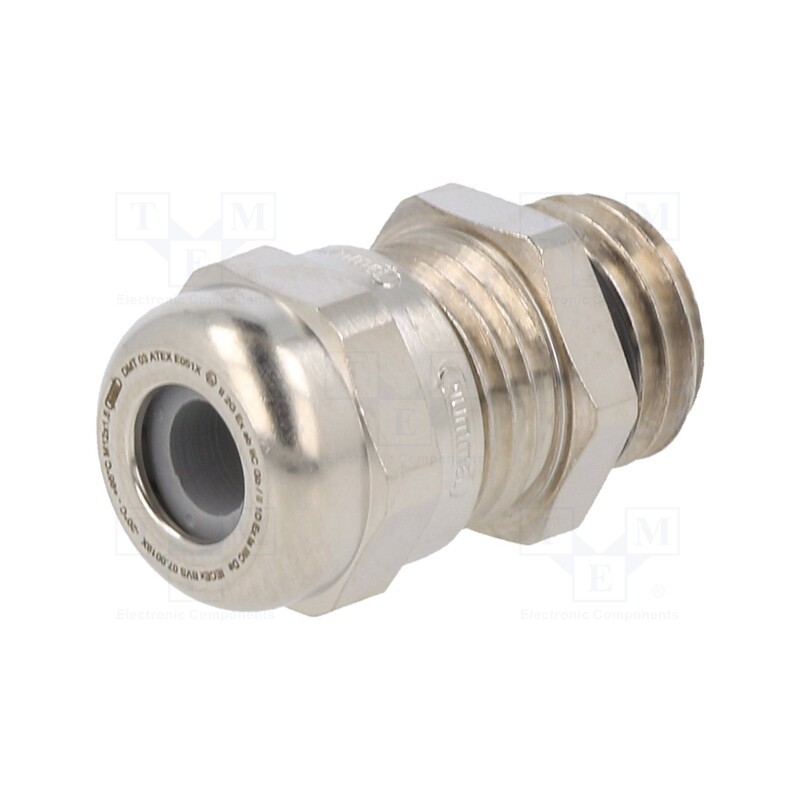 1 pcs x HUMMEL - 1.610.1200.51 - Cable gland, M12, 1.5, IP68, brass, HSK-M-Ex