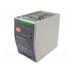1 pcs x MEAN WELL - DDR-480C-24 - Converter: DC/DC, 480W, Uout: 24VDC, Iout: 20A, 85.5x125.2x128.5mm