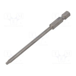 1 pcs x WIHA - 33721 - Screwdriver bit, Torx®, TX10, Overall len: 90mm, PROFESSIONAL