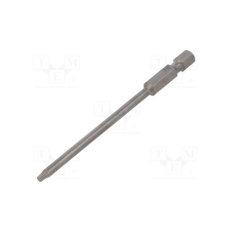 1 pcs x WIHA - 33721 - Screwdriver bit, Torx®, TX10, Overall len: 90mm, PROFESSIONAL