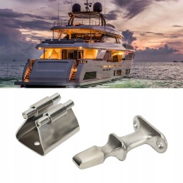 Door lock latch holder boat hitch