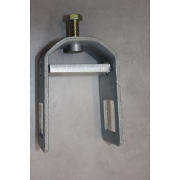 Roller holder bracket, 40x40 profile, boat trailer