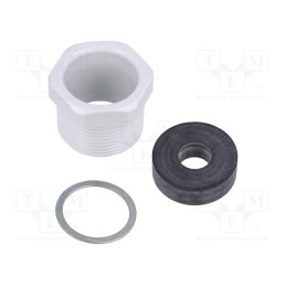 1 pcs x ILME - CRR 21 - Half gland, PG21, polyamide, grey