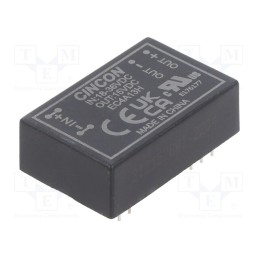 1 pcs x CINCON - EC4A13H - Converter: DC/DC, 5/6W, Uin: 18÷36V, Uout: 15VDC, Iout: 400mA, DIP24