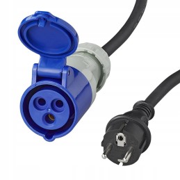 Cee adapter, adapter, cable, wire, connector, 40 cm