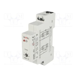 1 pcs x ZAMEL - ASM-01 - Staircase timer, for DIN rail mounting, 230VAC, SPST-NO, IP20