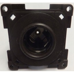 12v car cigarette lighter socket, black fawo