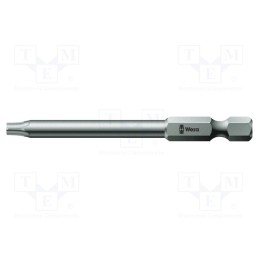 1 pcs x WERA - 5134740001 - Screwdriver bit, Torx®, TX06, Overall len: 70mm