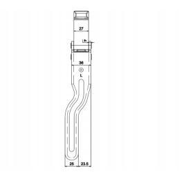Clip trailer side lock 8 12t left