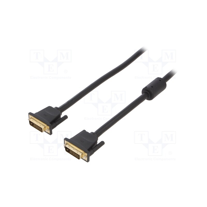 1 pcs x VENTION - EAABI - Cable, dual link, DVI-D (24+1) plug,both sides, 3m, black, 31AWG