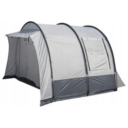 A vestibule tent for a camper