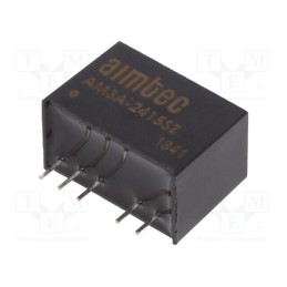 1 pcs x AIMTEC - AM3A-2415SZ - Converter: DC/DC, 3W, Uin: 9÷36V, Uout: 15VDC, Iout: 200mA, SIP6