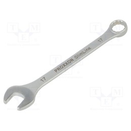 1 pcs x PROXXON - 23917 - Wrench, combination spanner, 17mm, Overall len: 210mm, SlimLine
