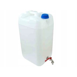 5l water canister with a metal caravan for a camper