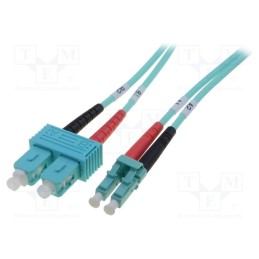 1 pcs x DIGITUS - DK-2532-02/3 - Fiber patch cord, OM3, LC/UPC,SC/UPC, 2m, Optical fiber: 50/125um