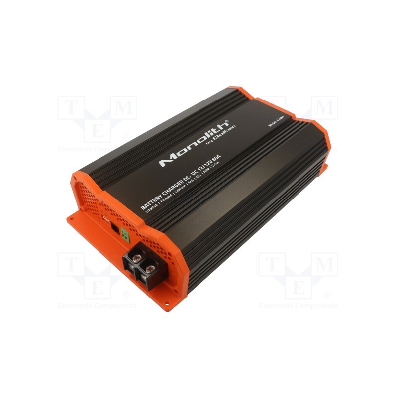 1 pcs x QOLTEC - 52481 - Charger: for rechargeable batteries, AGM,GEL,Li-FePO4, 720W