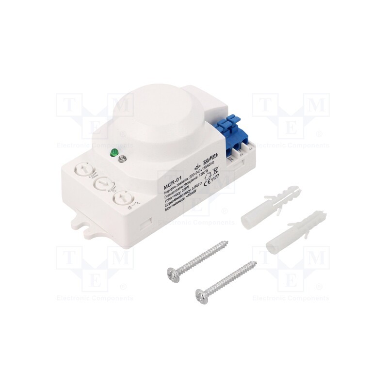 1 pcs x ZAMEL - MCR-01 - Module: microwave motion detector, 900mW, Detection: circle Ø10m
