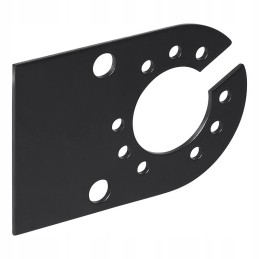 Simple trailer socket mounting base