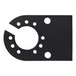 Simple trailer socket mounting base